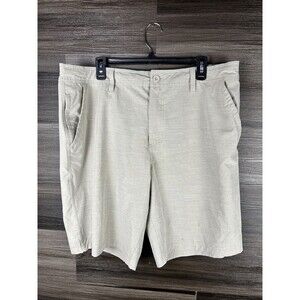 Hangten‎ Mens Hybrid Swim Fishing Board Shorts 38 Beige Heather
